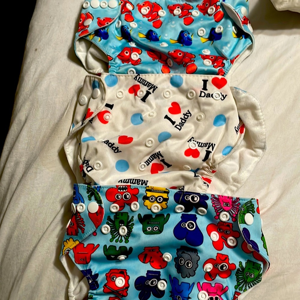 3 Diaper Covers